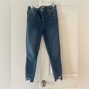 A&F High Rise Skinny Ankle Jeans